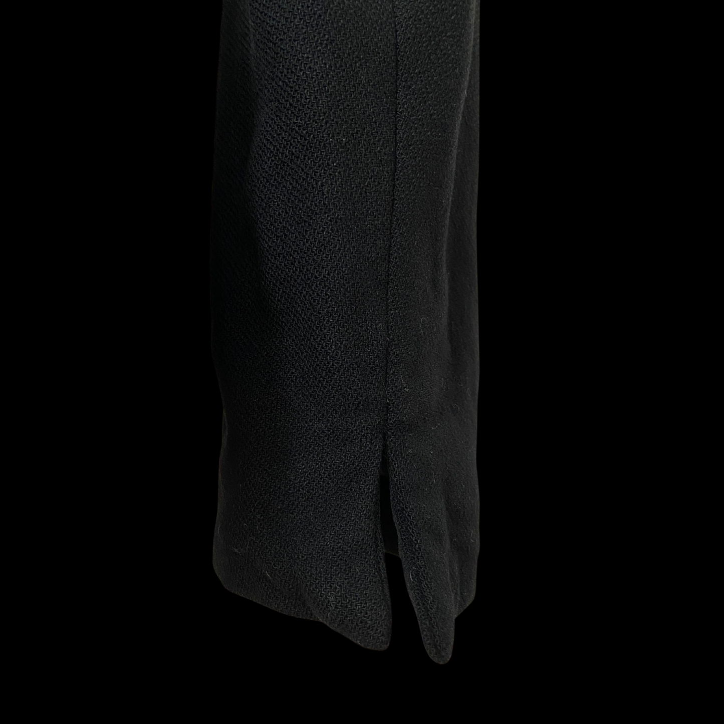 1940s Black Wool Blazer Forstmann