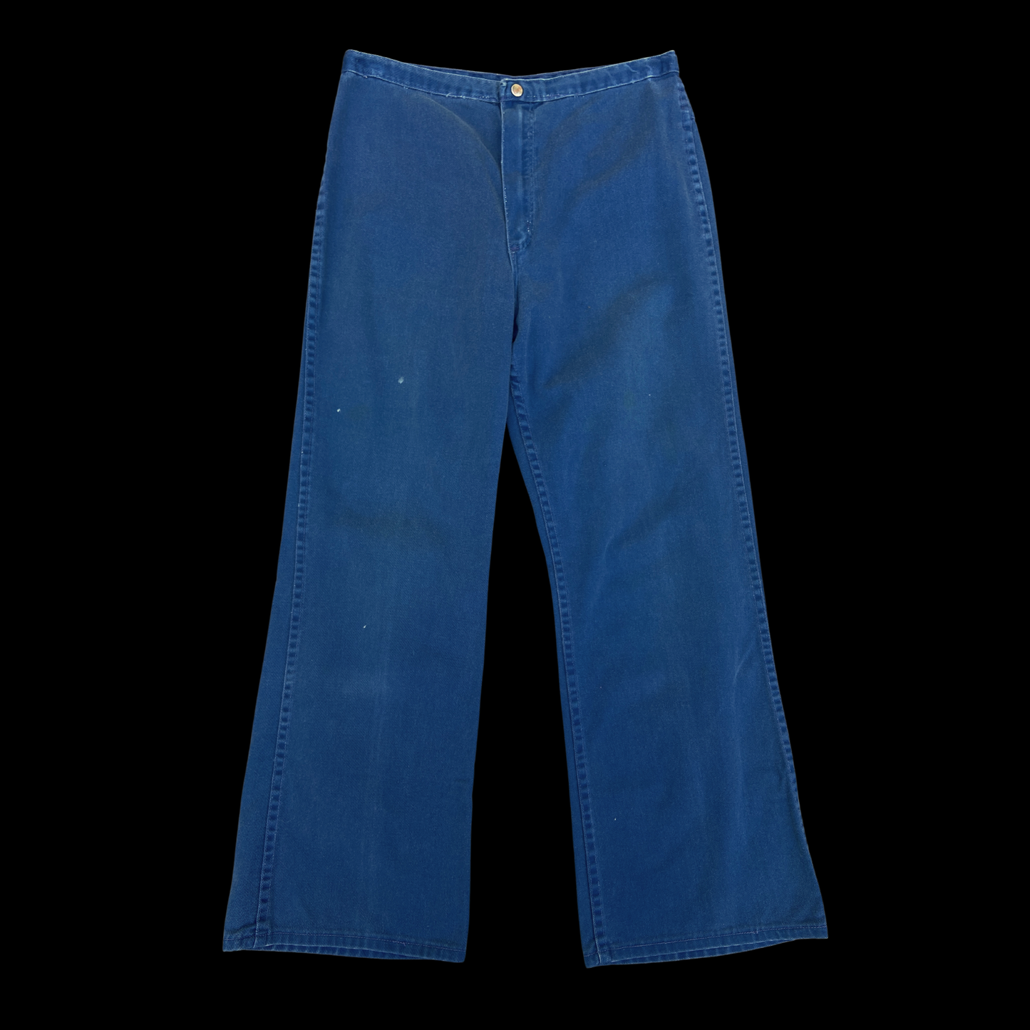 1960s Blue Wrangler Bell Bottom Jeans 28 in Waist