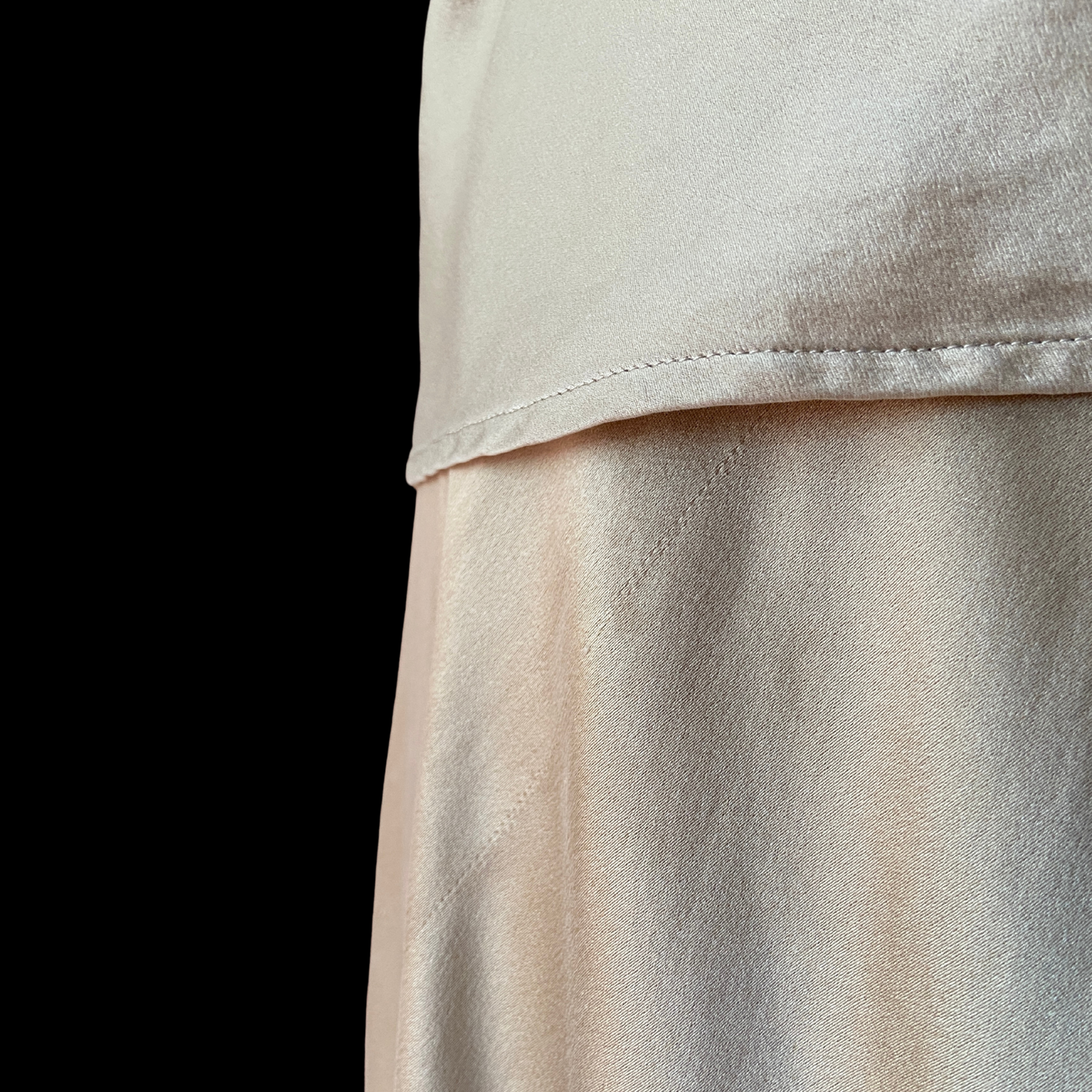1990s Silk Skirt Set 1930s 1940s Style