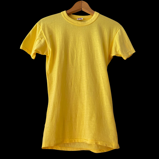 1960s Yellow Tee Shirt BVD