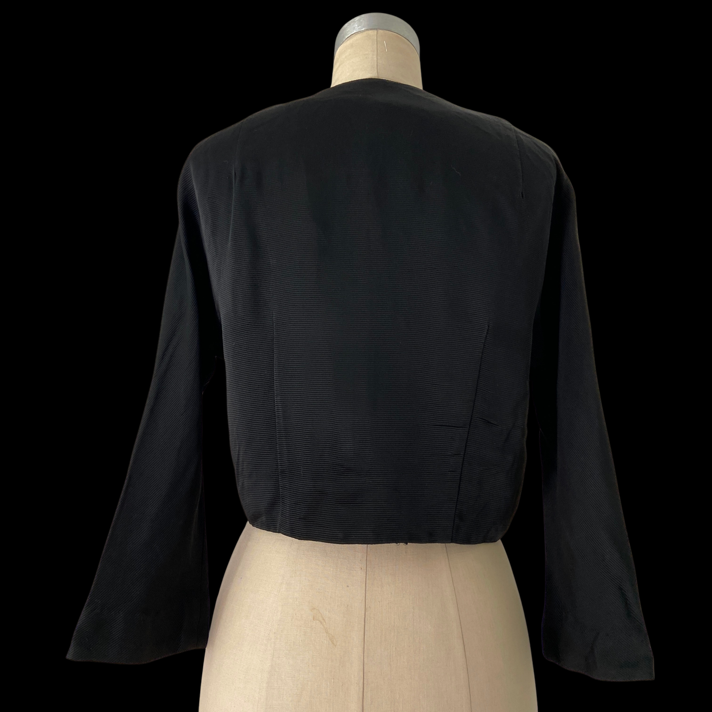 1950s Black Bow Top Jonathan Logan