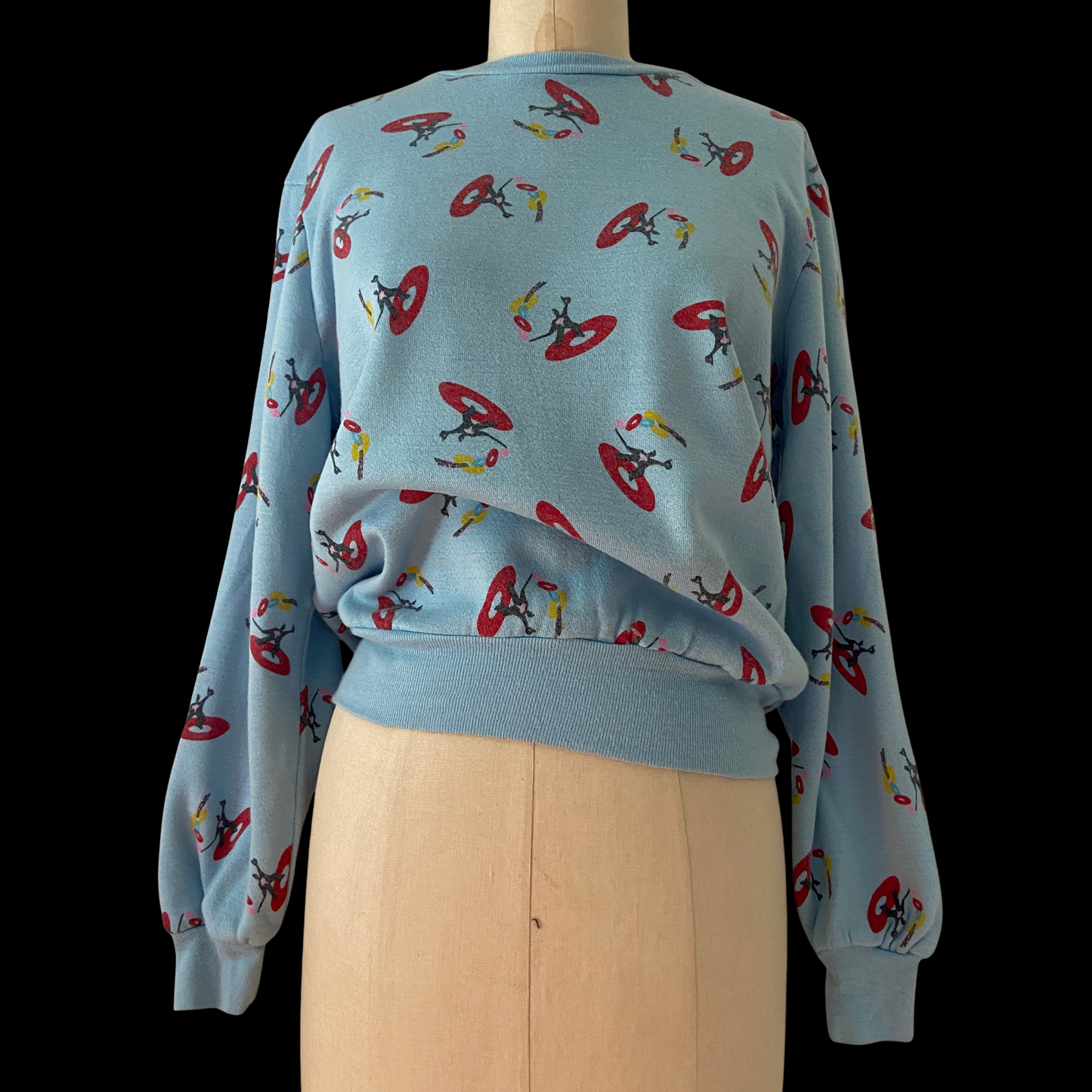 1980s Sweatshirt Magician Print