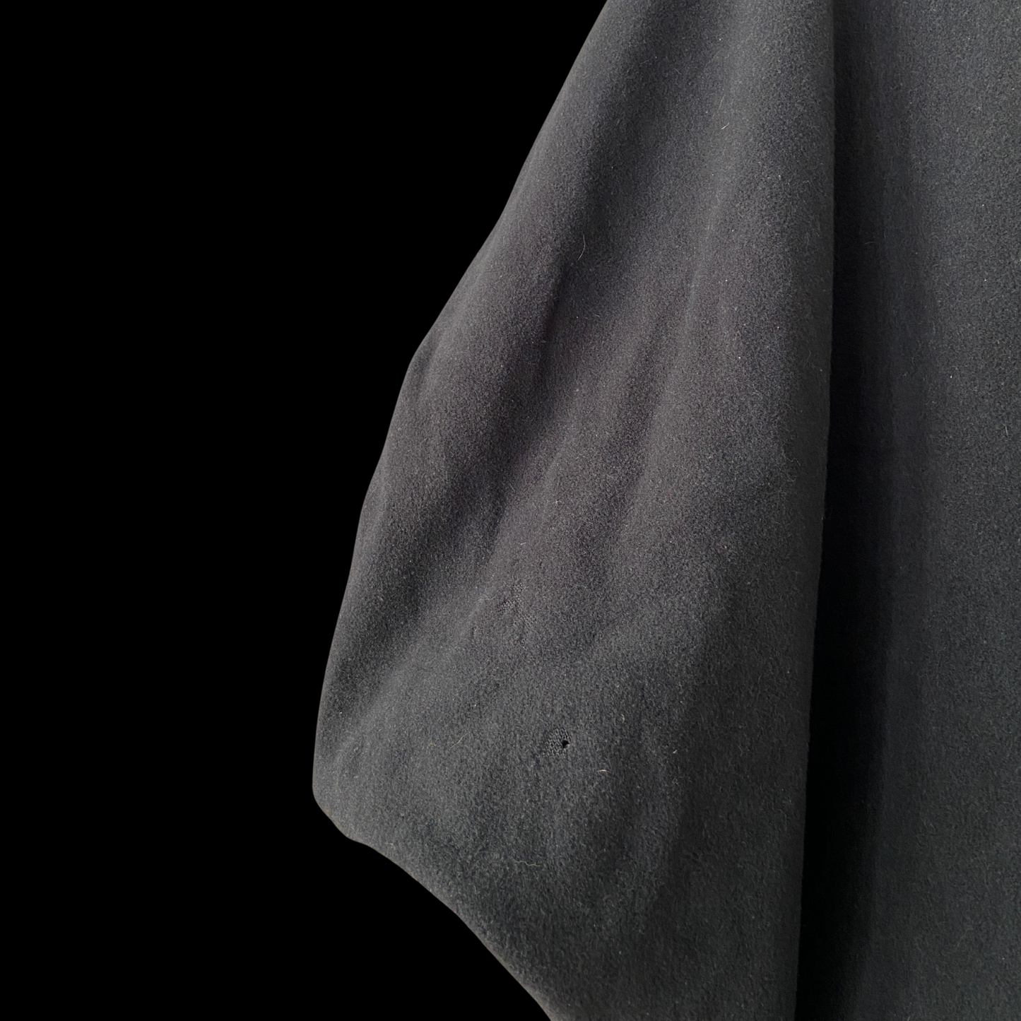 1980s Wool Cocoon Coat Issey Miyake Style