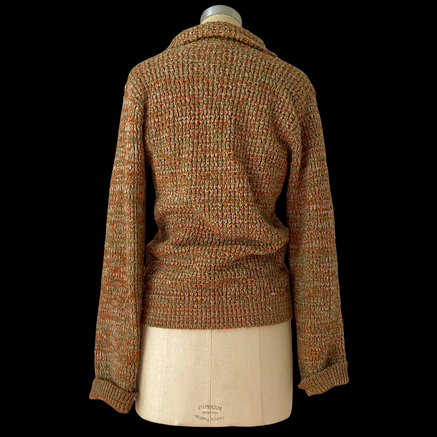 1970s Space Dye Cardigan Sweater