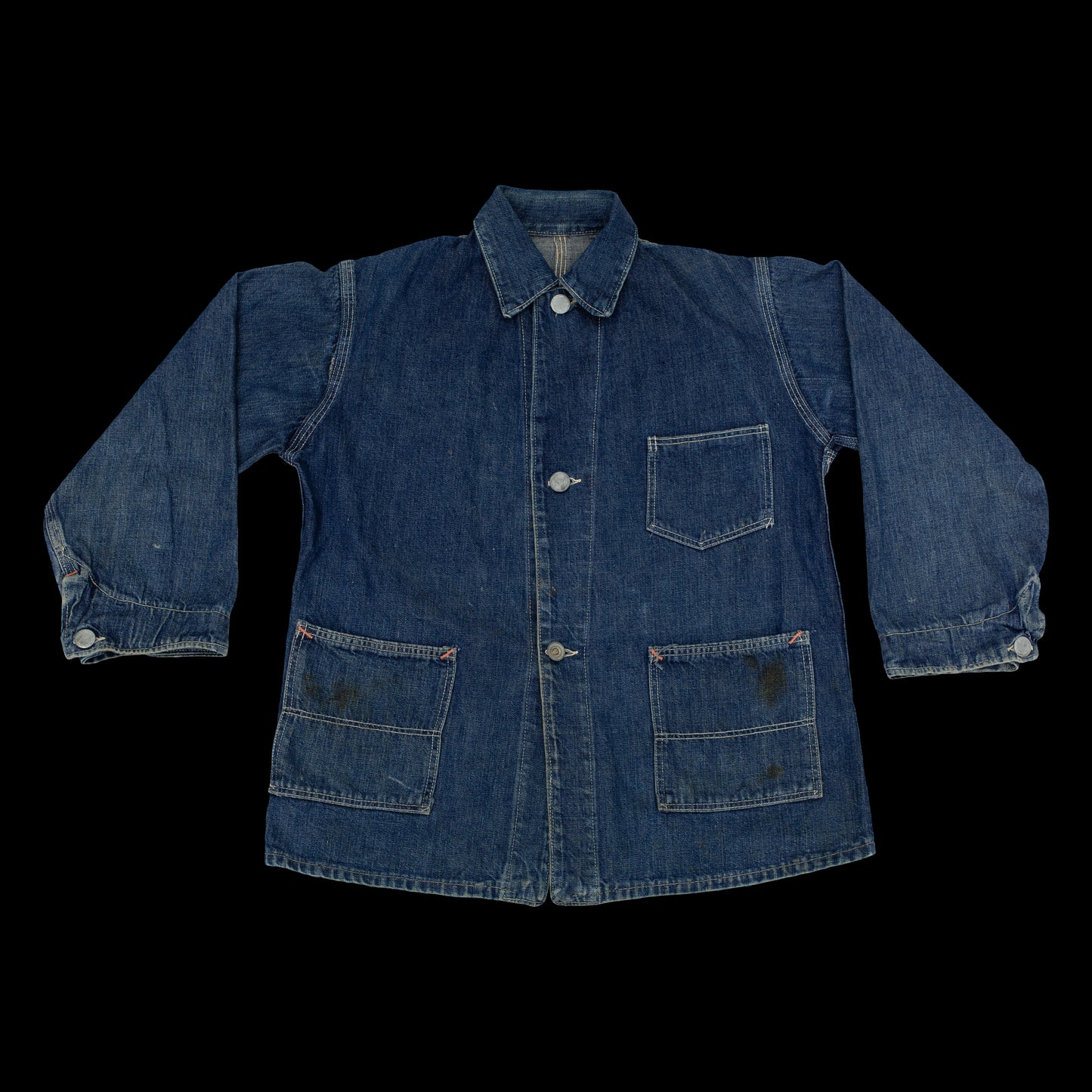 1920s 1930s Denim Chore Jacket