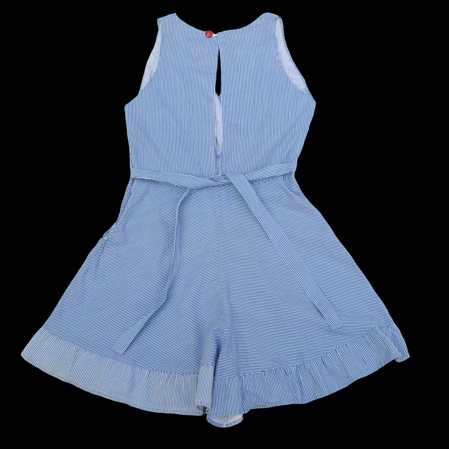 1930s Striped Cotton Romper Playsuit