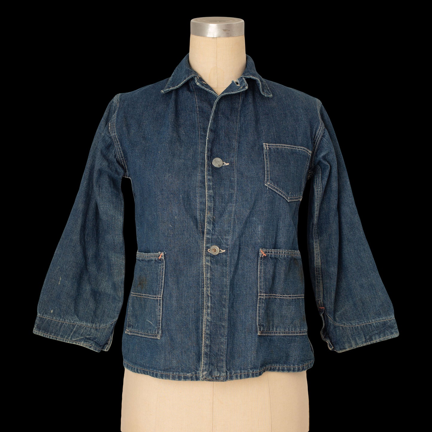 1920s 1930s Denim Chore Jacket