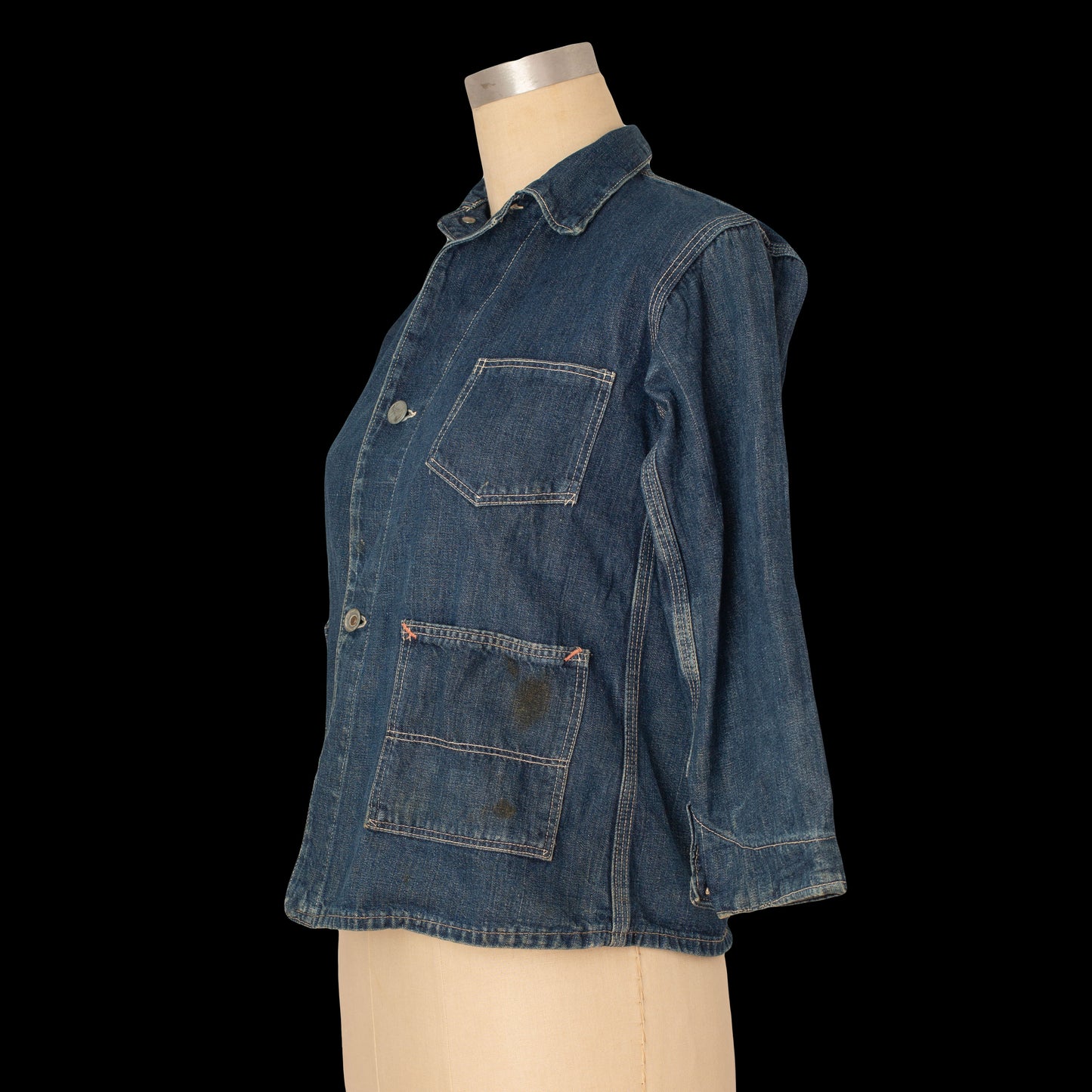 1920s 1930s Denim Chore Jacket