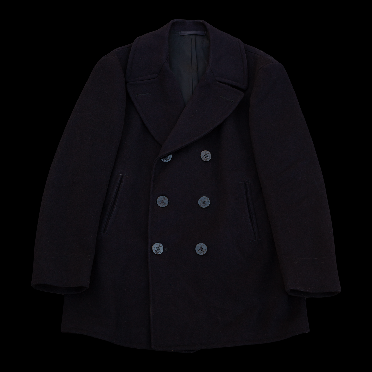 1950s US Navy Wool Peacoat