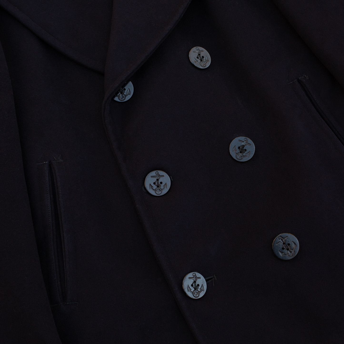 1950s US Navy Wool Peacoat