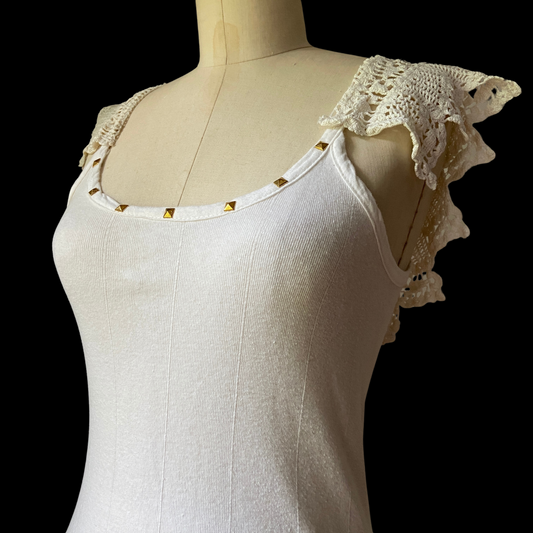 Soft Armor Tank in Cream