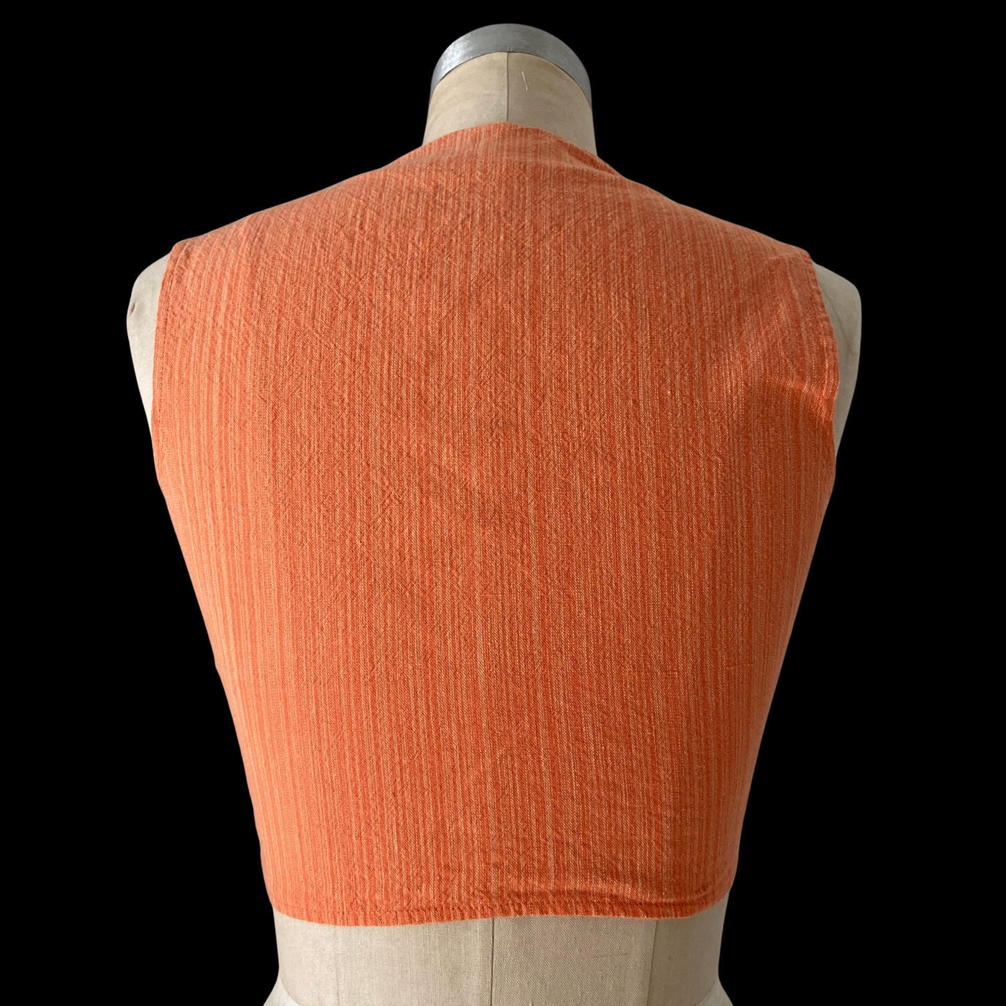 1970s Cropped Cotton Western Wear Vest