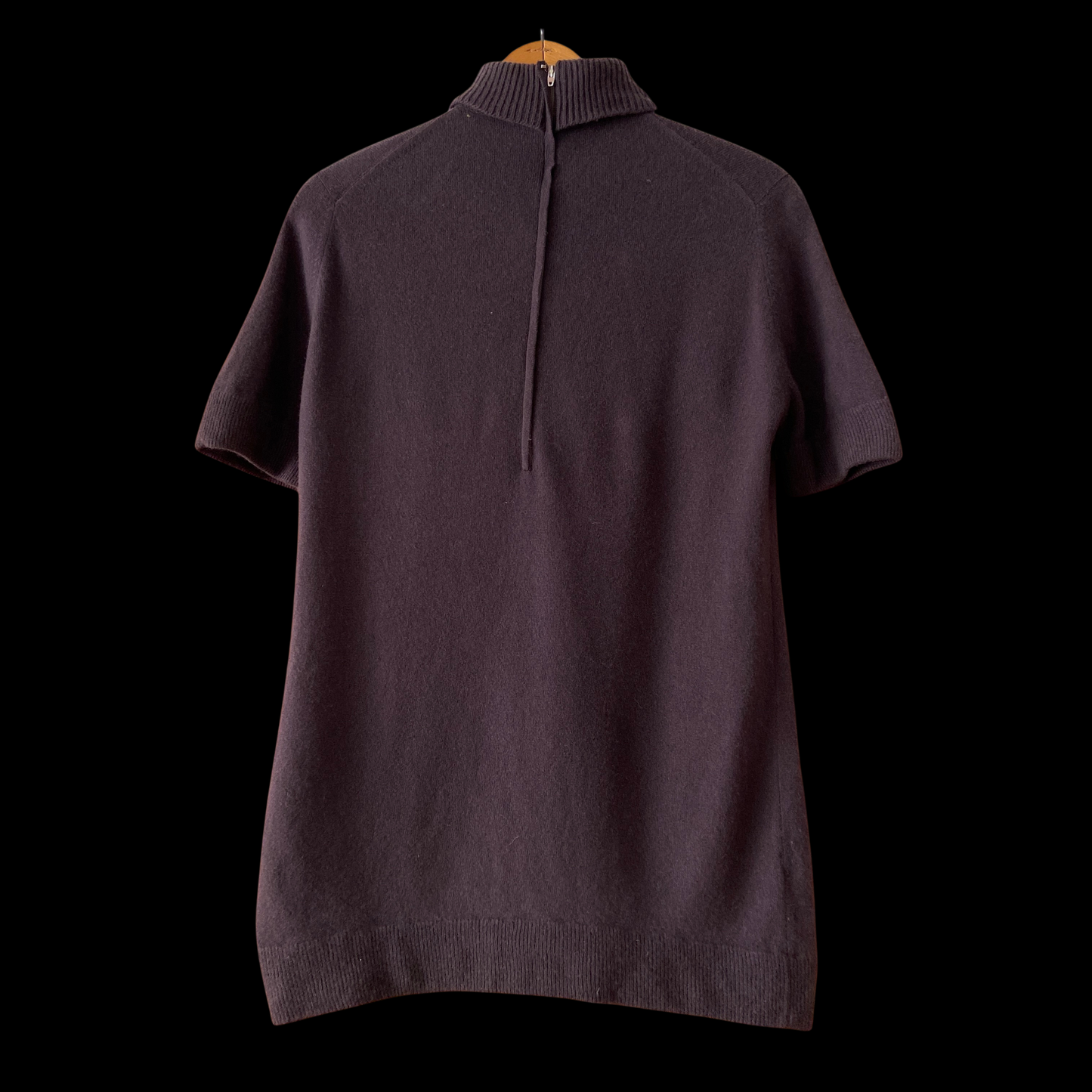 1960s Brown Cashmere Sweater with Patches