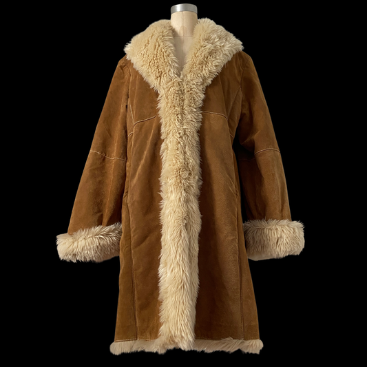 2000s Suede Penny Lane Coat Wilsons Leather