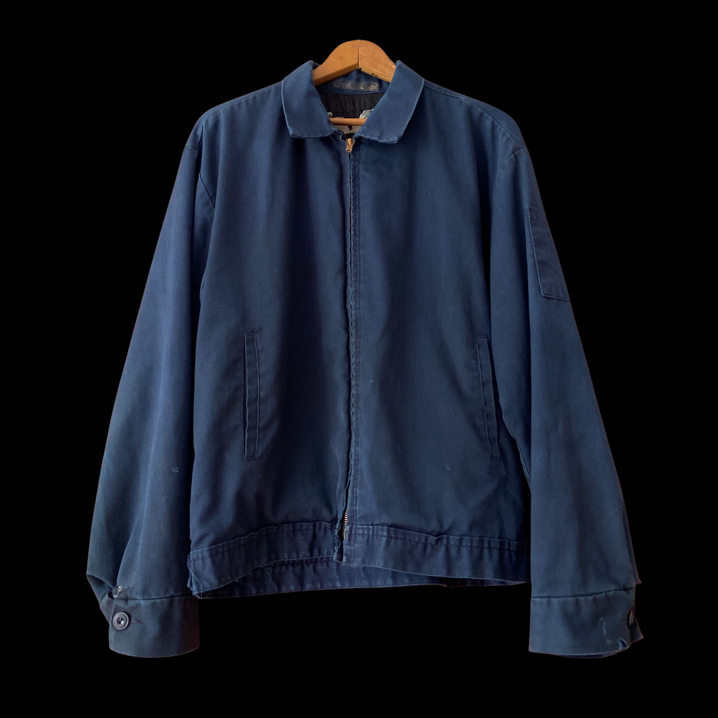 1970s Blue Mechanic Shop Coat