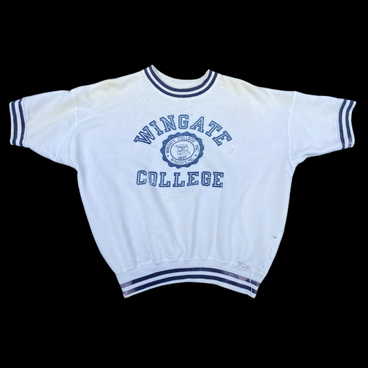 1950s Champion "Running Man" Wingate College Sweatshirt