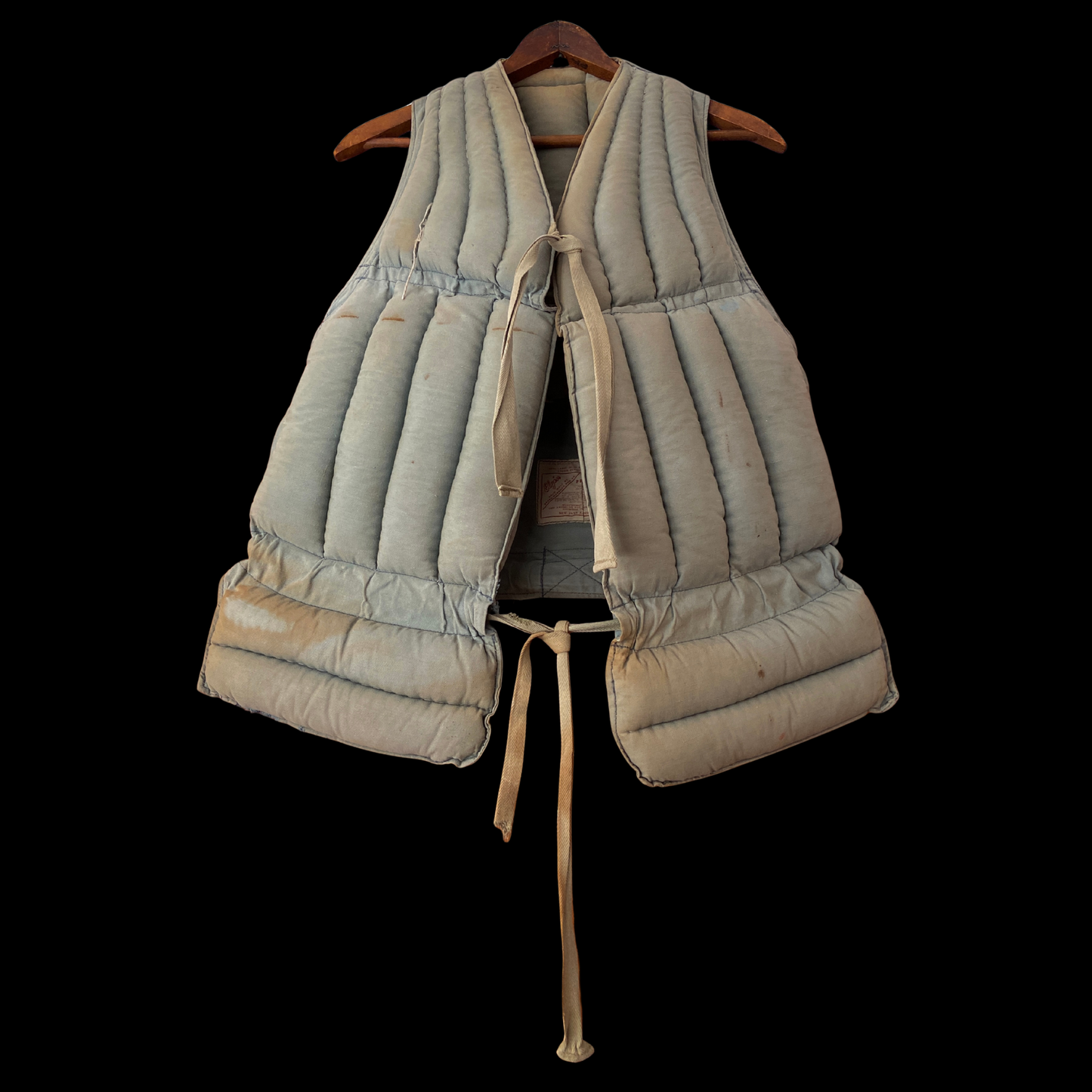 1940s Kapok Life Jacket Preserver Vest