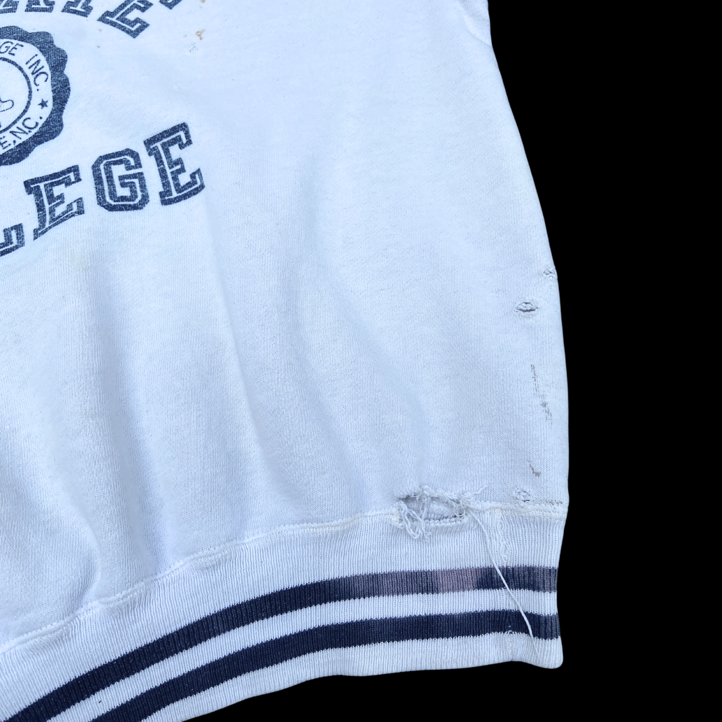 1950s Champion "Running Man" Wingate College Sweatshirt