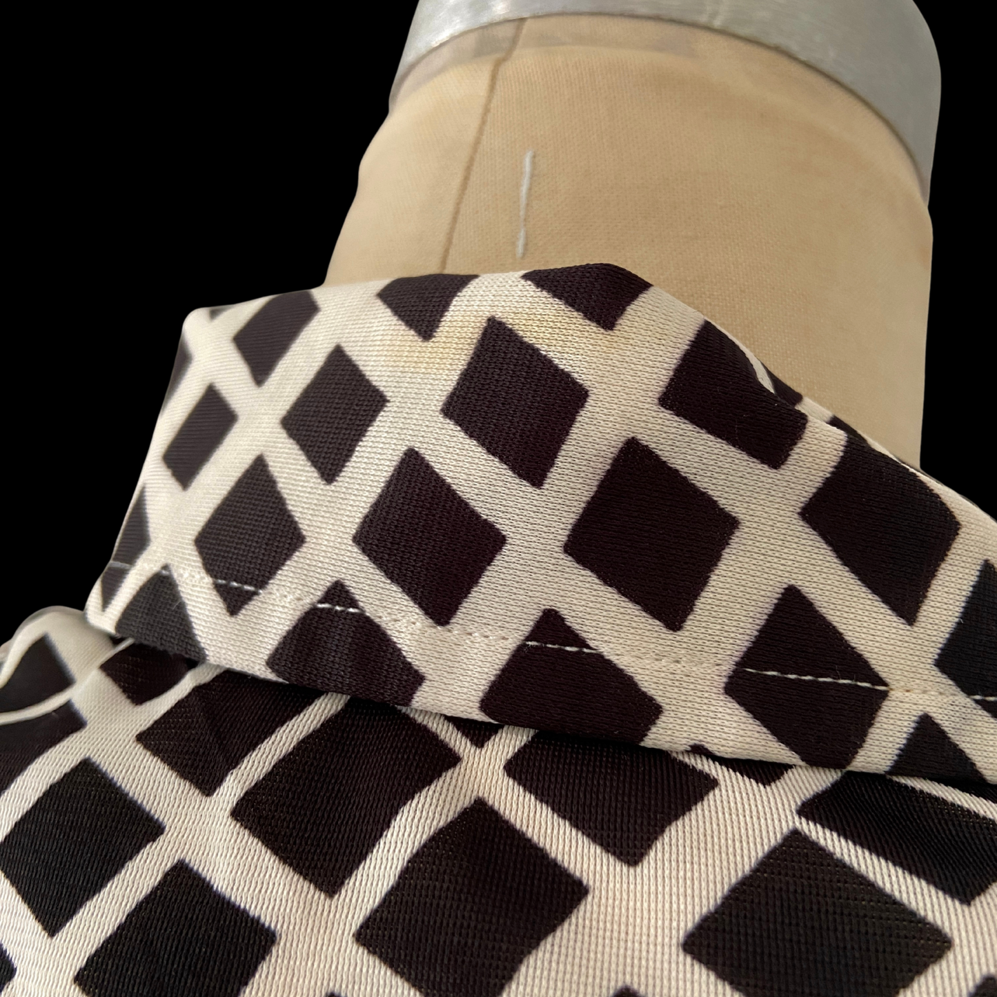 1970s Op Art Disco Shirt