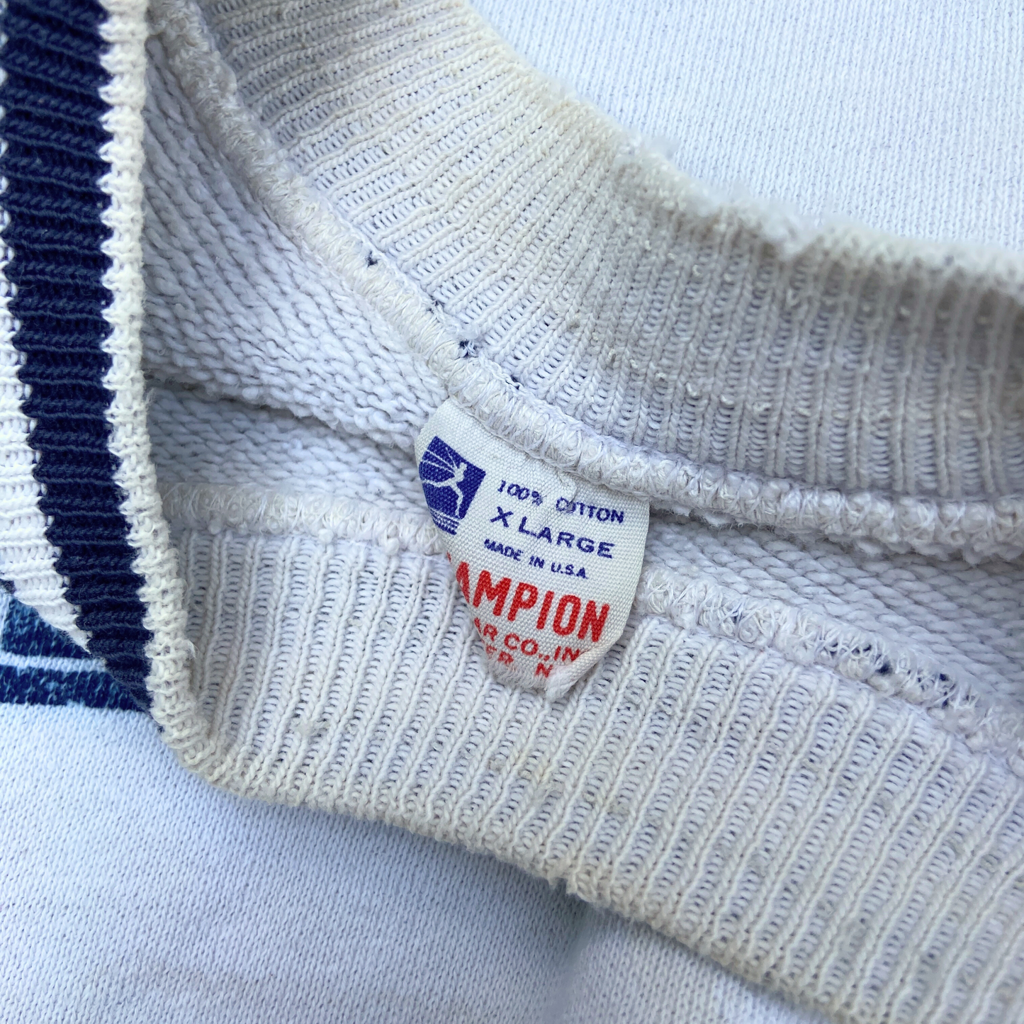 1950s Champion "Running Man" Wingate College Sweatshirt