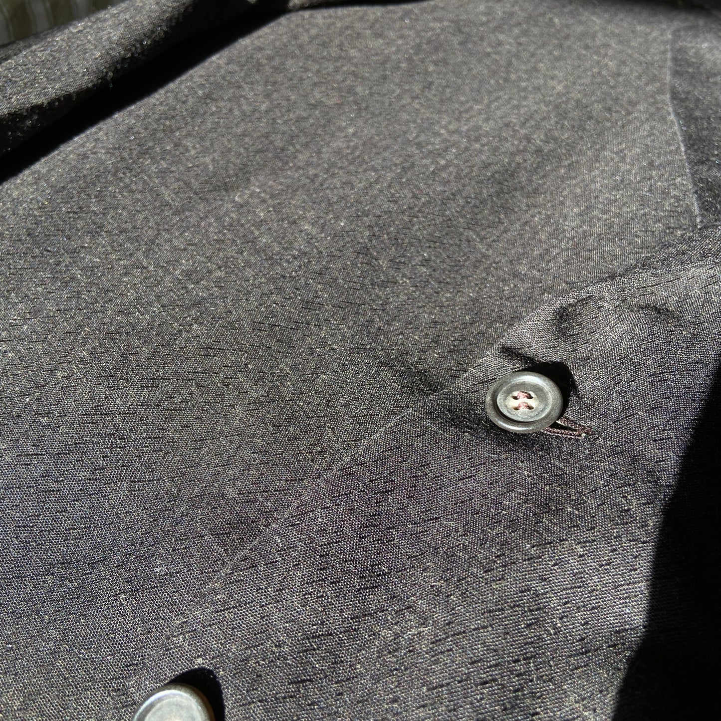 1940s 1950s Men's Wool Suit Jacket Blazer Brown Black