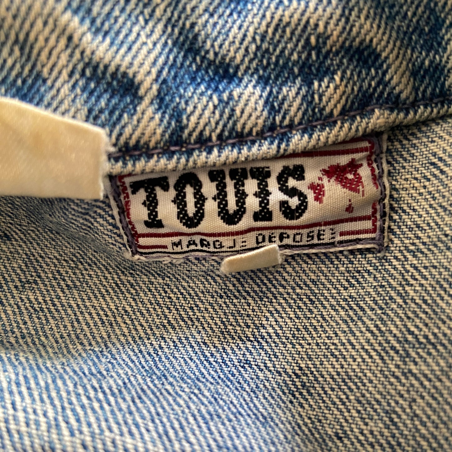 1980s Stonewash French Denim Jacket