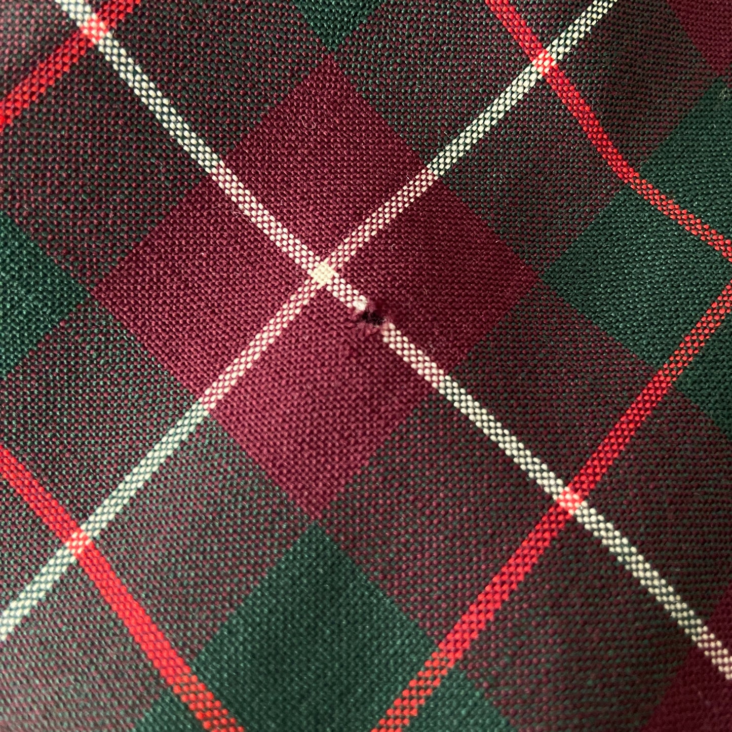 1930s 1940s Plaid Wool Robe