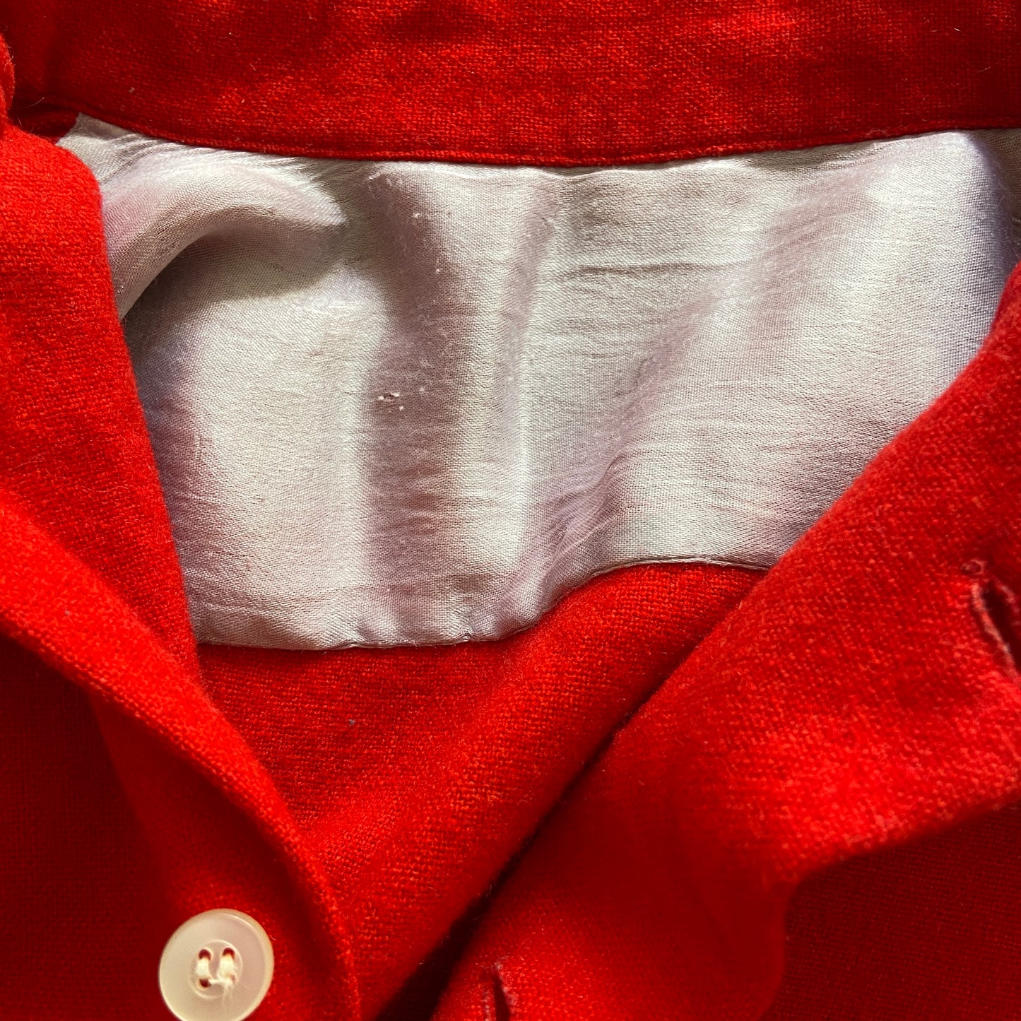 1950s Red Wool Shirt