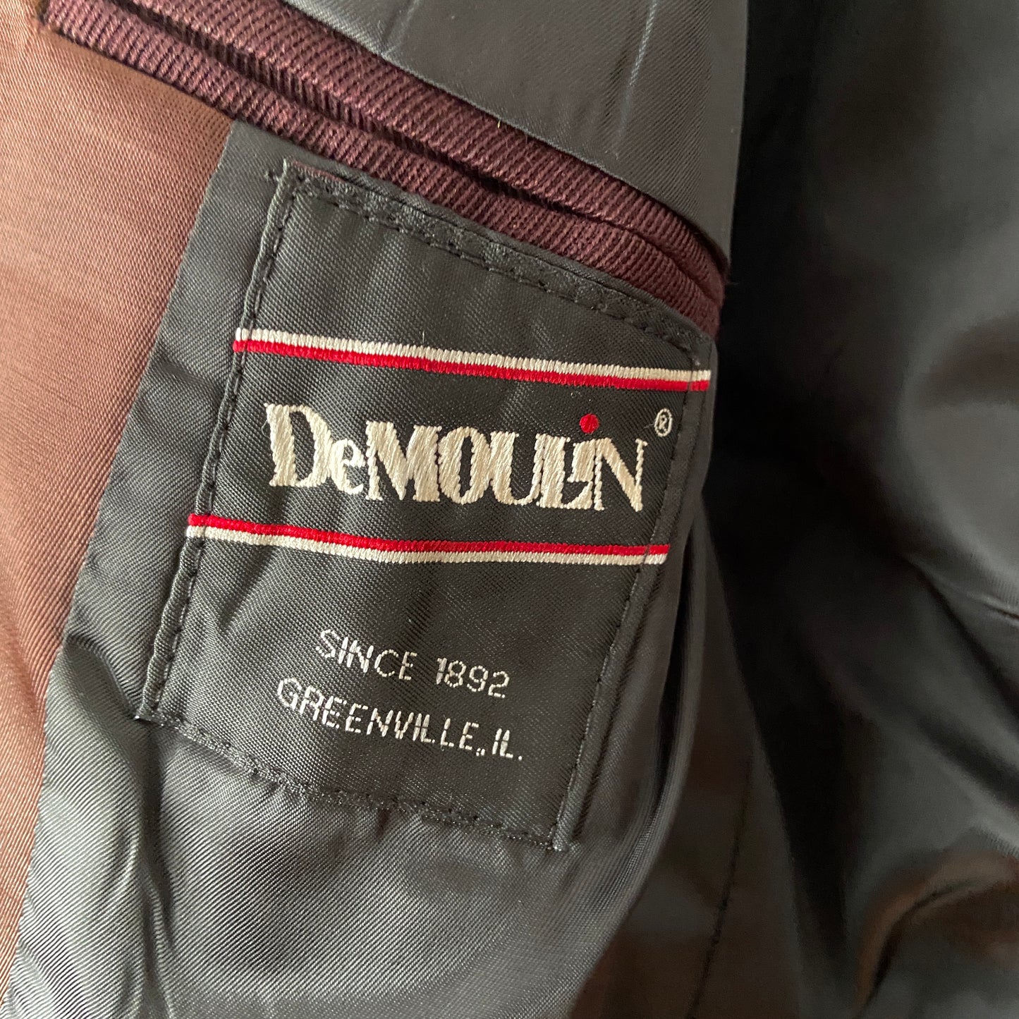 1980s Eggplant Wool Marching Band Jacket