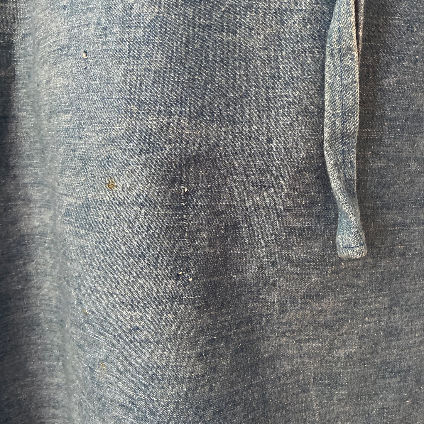 1980s Denim Halter Dress with Appliqué