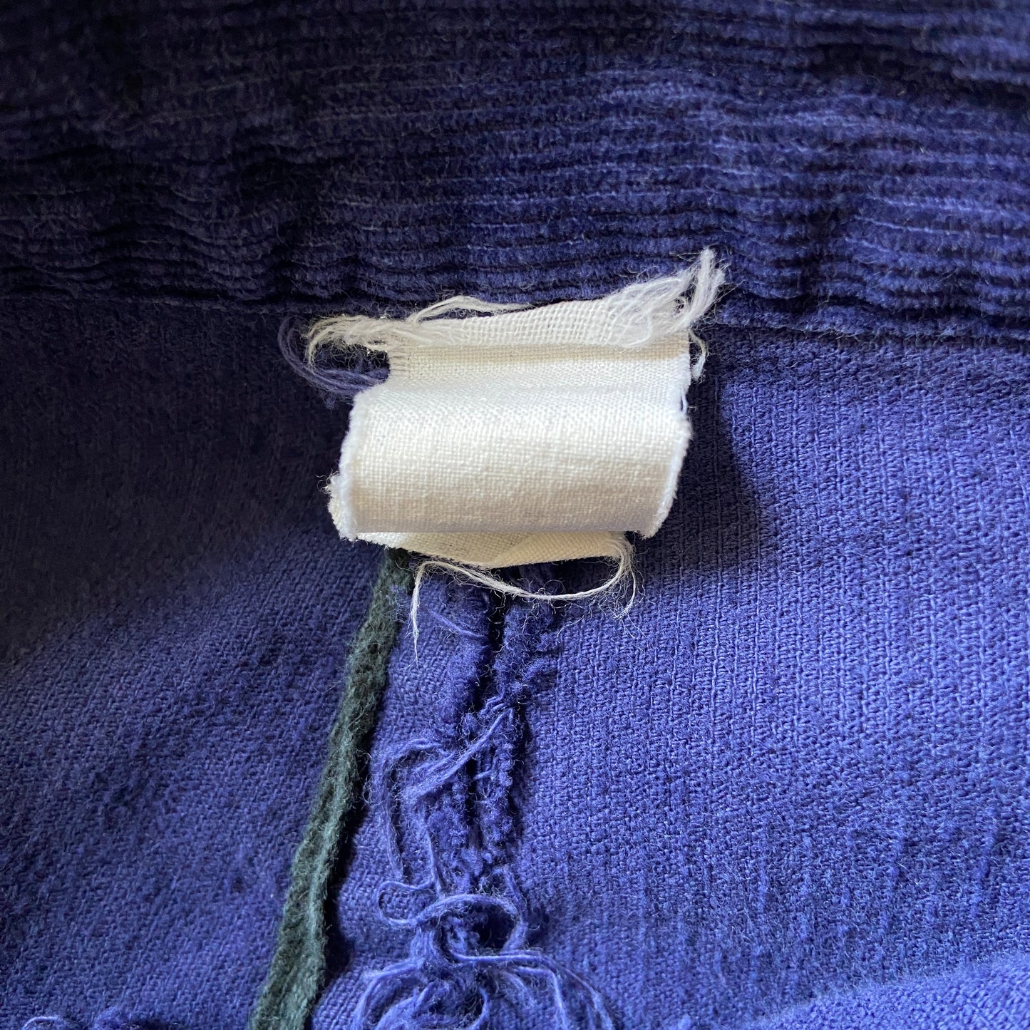 1940s Blue Corduroy Side Button Pants