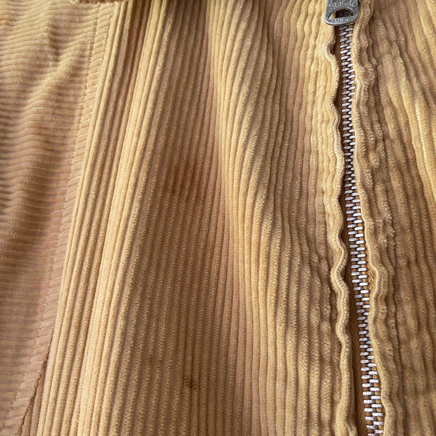 1960s Tan Wide Whale Corduroy Coat