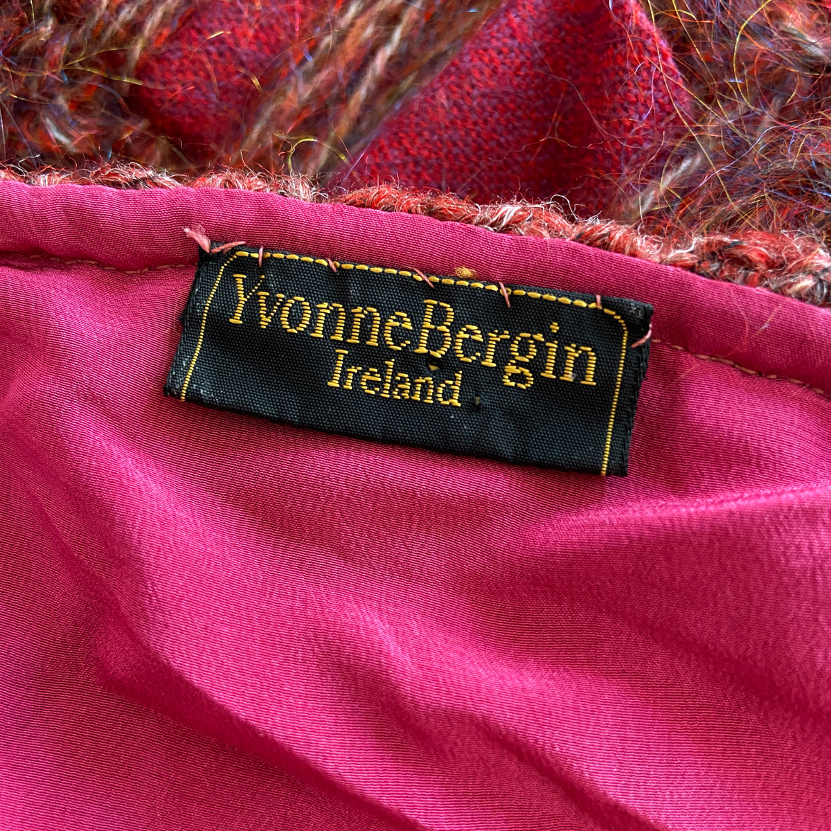 1980s Mohair Art to Wear Cardigan by Yvonne Bergin