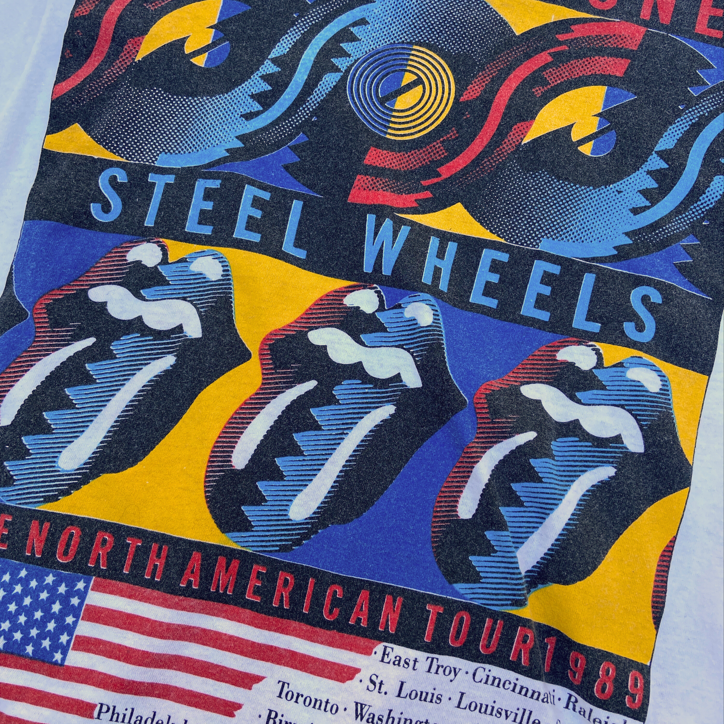 1980s Rolling Stones Steel Wheels Tour Tee