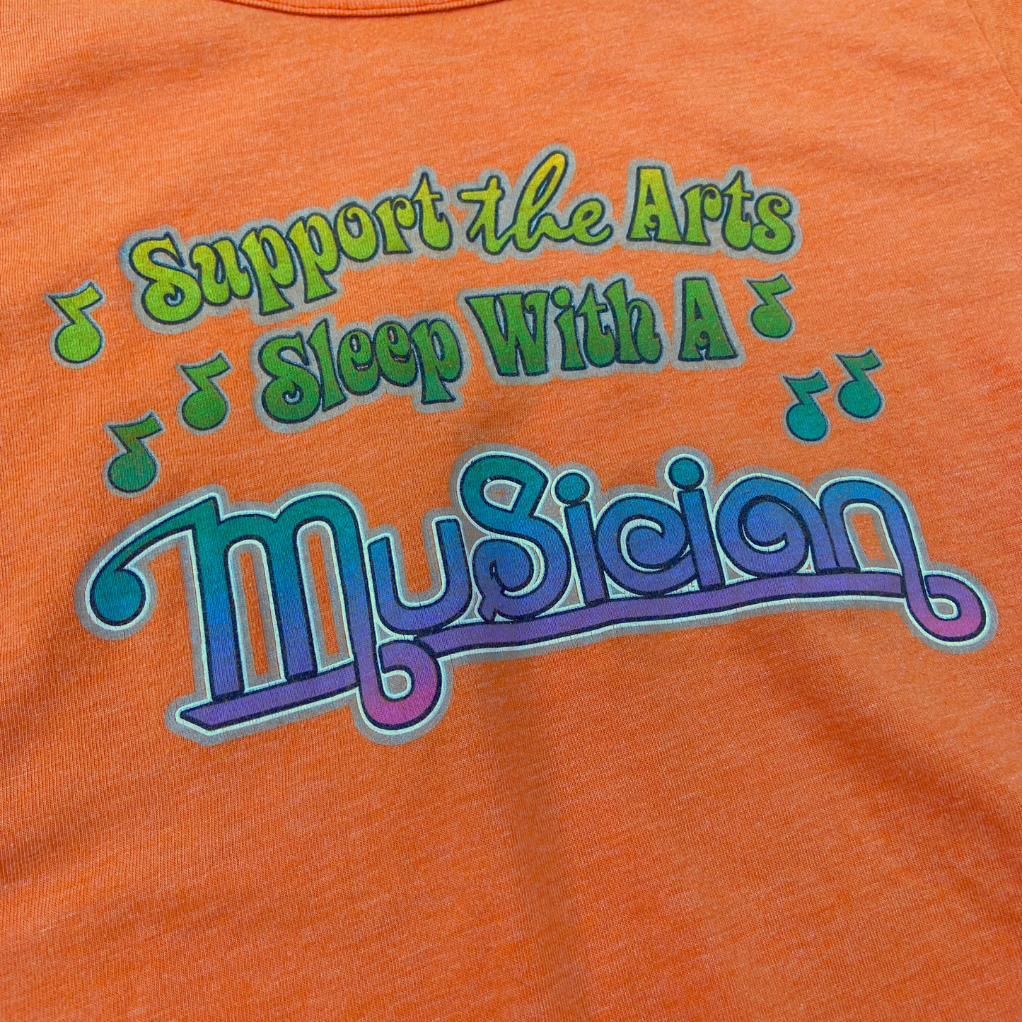 2000s Support The Arts Sleep With A Musician Tee