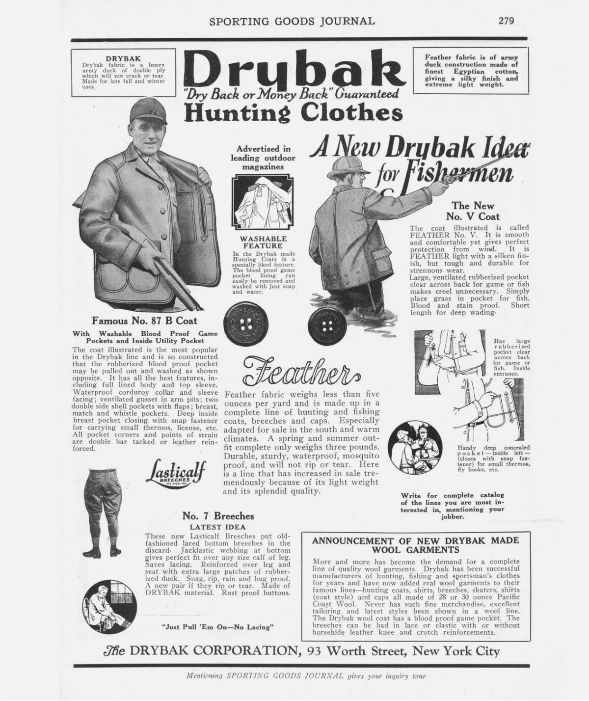 1920s Drybak Hunting Jacket