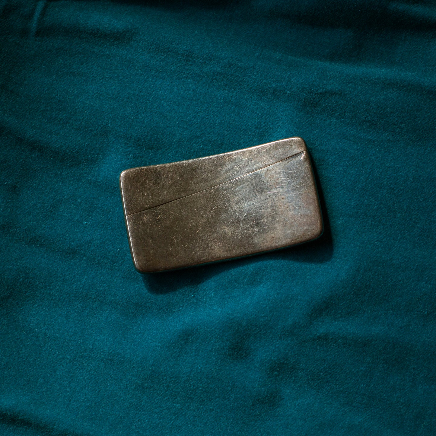 Antique Victorian Sterling Silver Calling Card Wallet