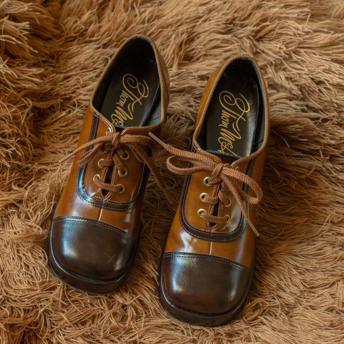 1970s Brown Oxford Platforms by Thom McAn