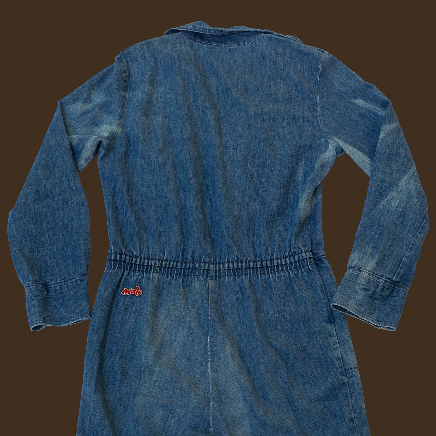 1970s "Male" Denim Jumpsuit