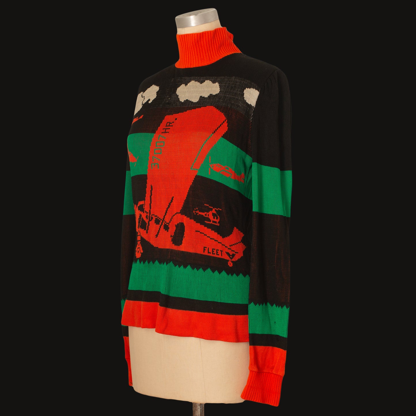1970s Giorgio di Sant'Angelo Plane Sweater