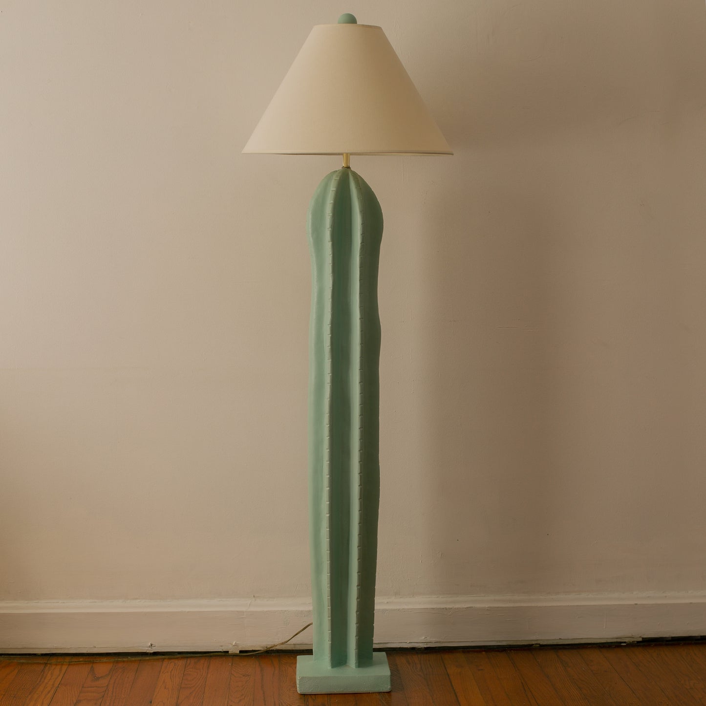 1980s Cactus Plaster Standing Lamp by Alsy