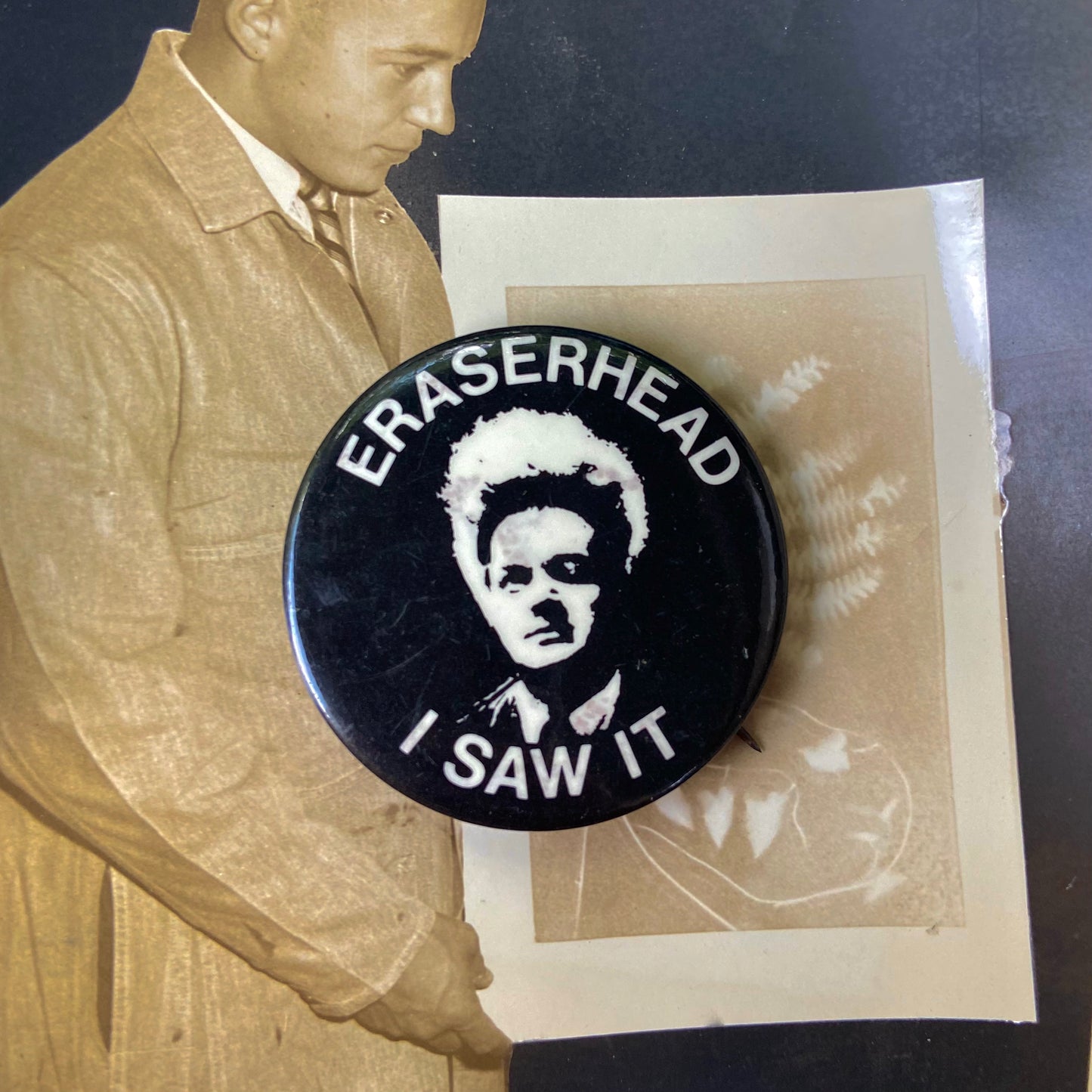 1970s David Lynch “Eraserhead I Saw It” Pin