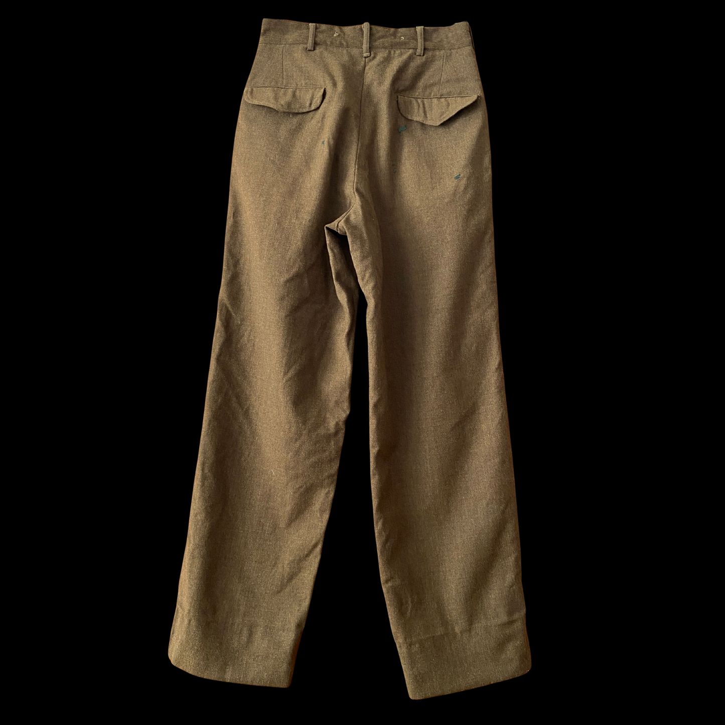 1950s Green Wool Army Field Pants