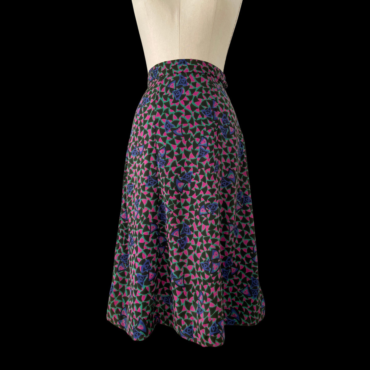 1940s 1950s Day Glo Silk Suit