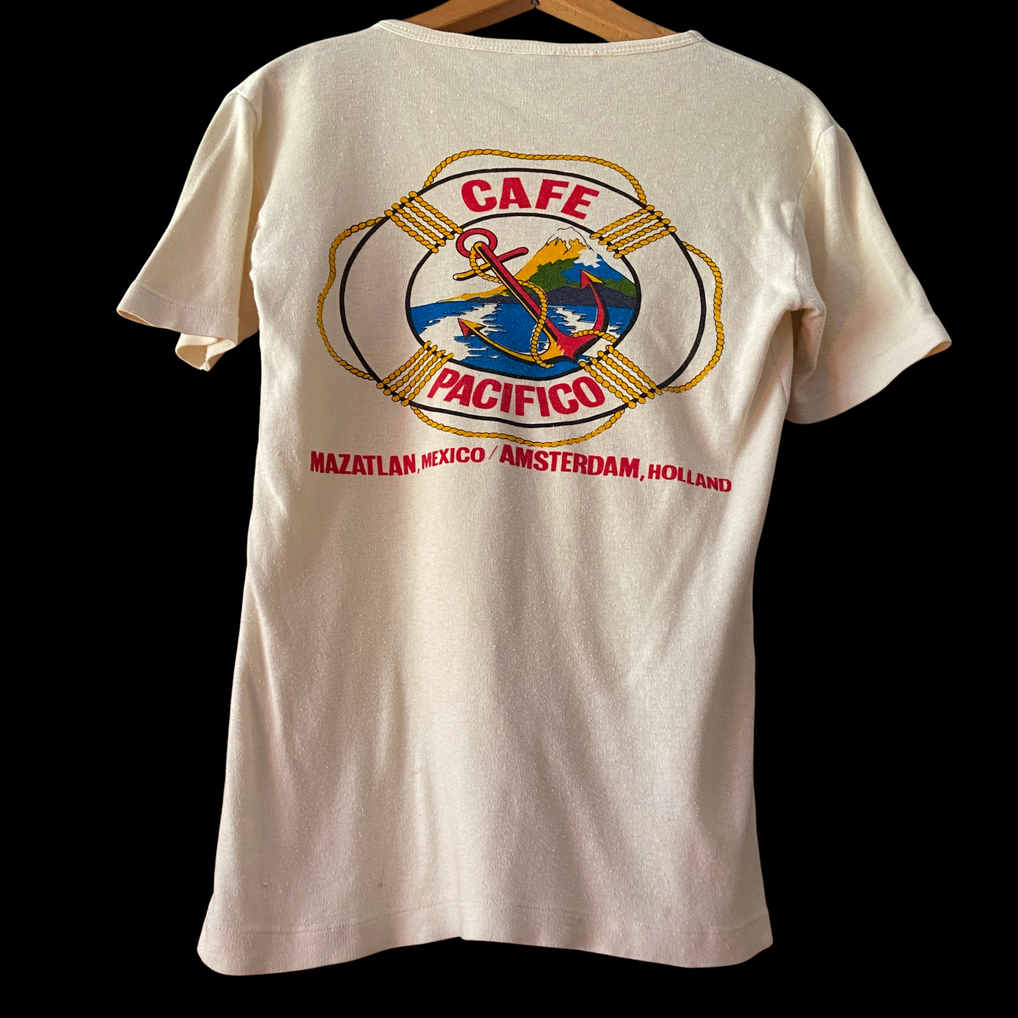 1970s Cafe Pacifico Tee Shirt Mexican Restaurant