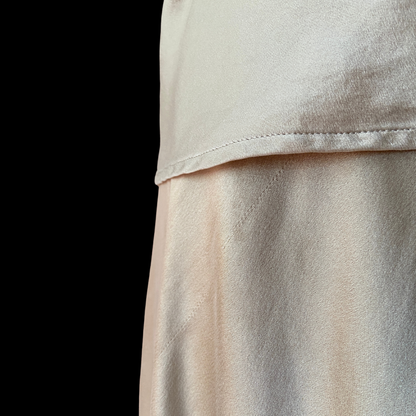 1990s Silk Skirt Set 1930s 1940s Style