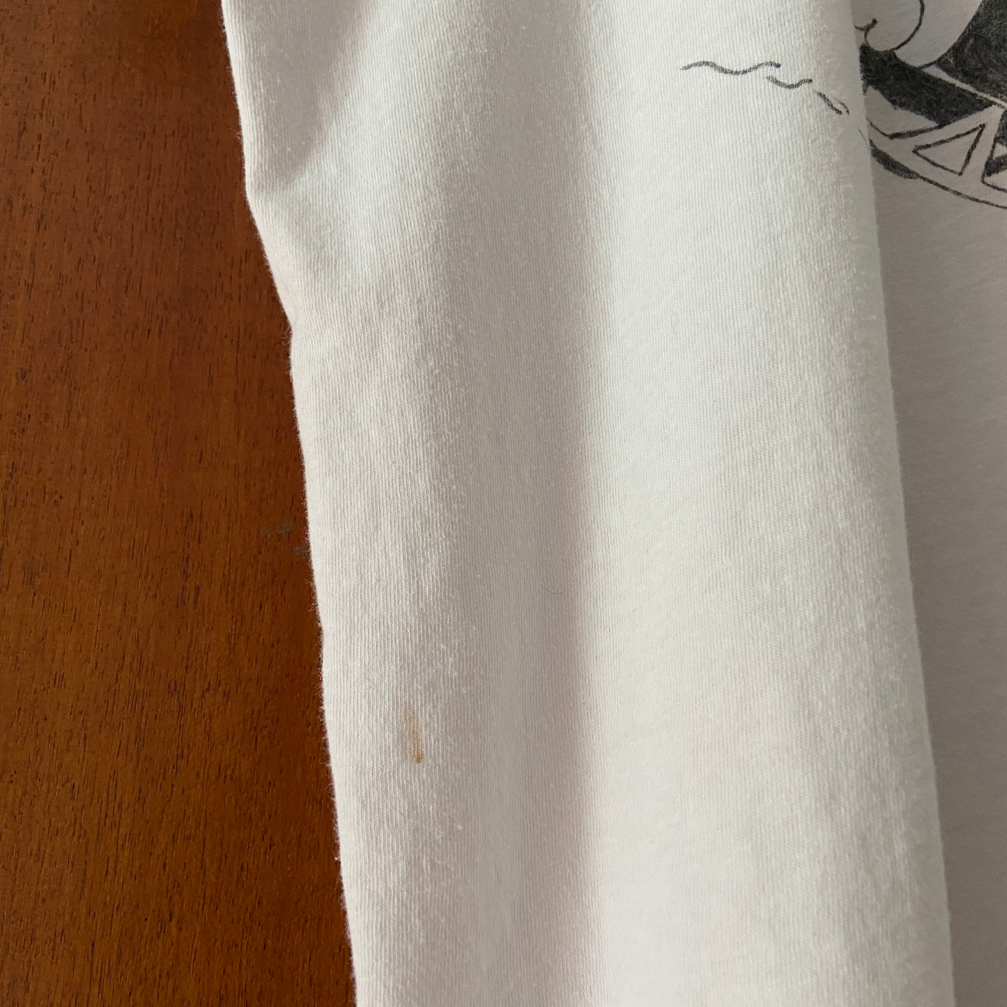 1980s 1990s Calvin and Hobbes Tee Shirt Hand Drawn