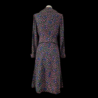 1940s 1950s Day Glo Silk Suit