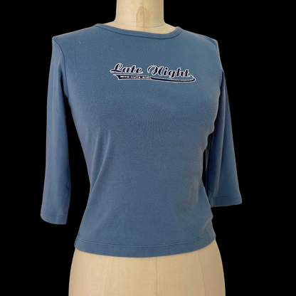 1990s Queer Lesbian Tee "Late Night With Cute Girl"