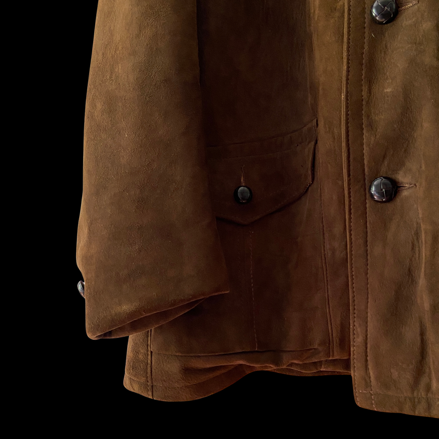 1960s Brown Suede Jacket Blazer